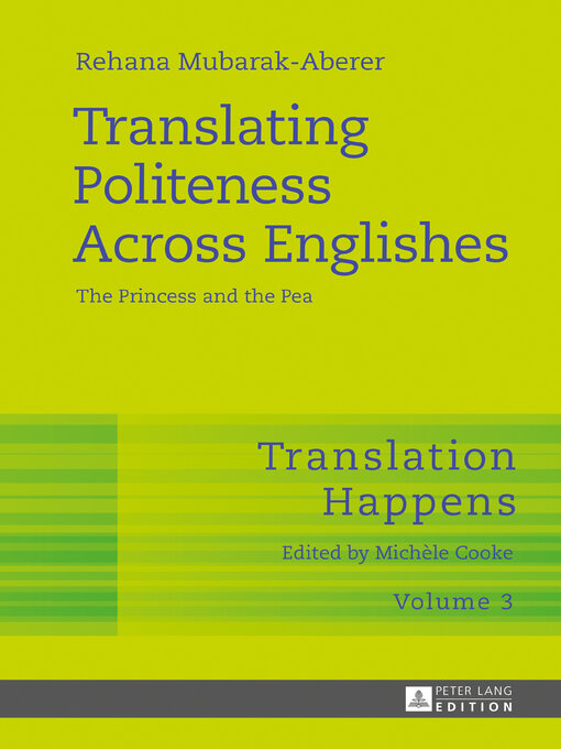 Title details for Translating Politeness Across Englishes by Michèle Cooke - Available